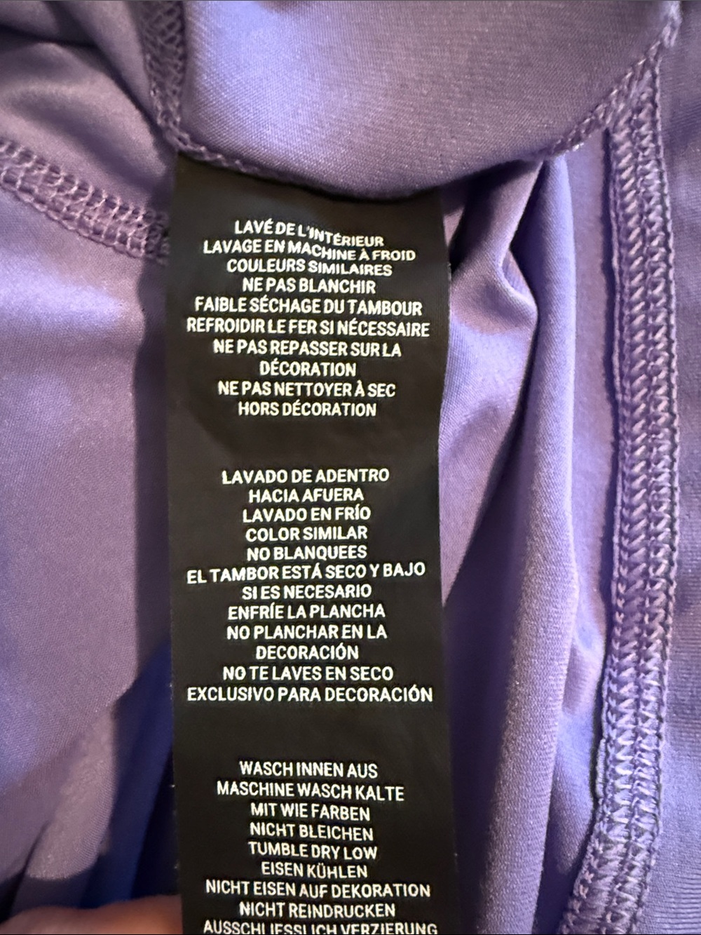 Peloton Lavender Purple Quarter-Zip Training Top - Picture 5 of 6